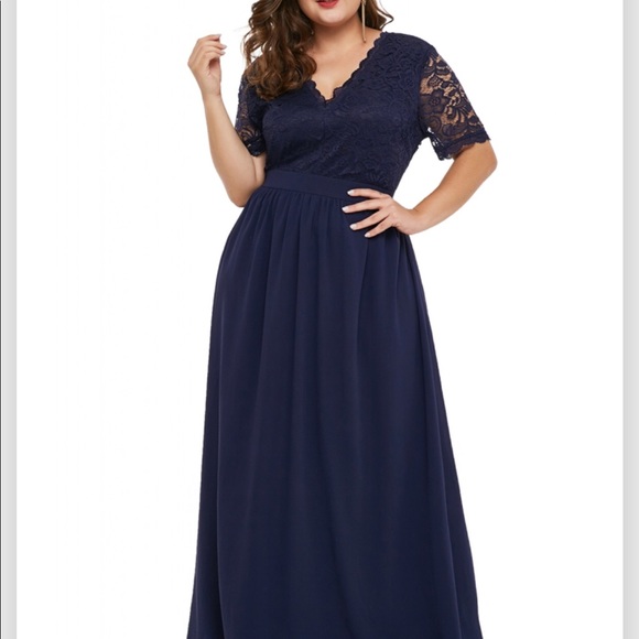 Chiffon evening party dress - Picture 1 of 1